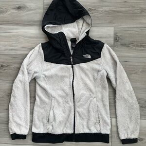 The North Face Black and White Fleece Jacket